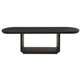 Leandro Cream/Burnished Black 9-piece Rectangular Dining Table Set by Coaster at Eve Furniture