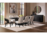 Leandro Cream/Burnished Black 9-piece Rectangular Dining Table Set by Coaster at Eve Furniture