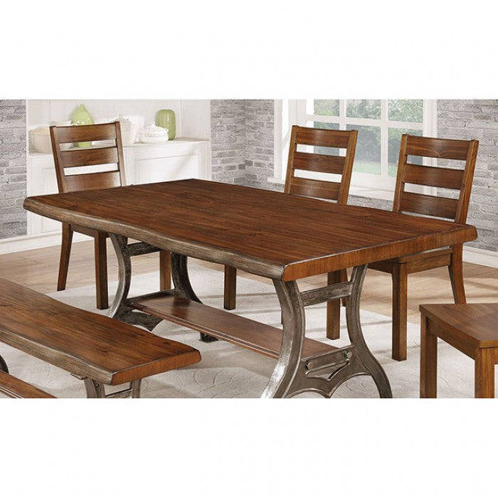 Leann Brown Cherry Bench by Furniture of America at Eve Furniture