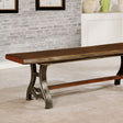 Leann Brown Cherry Bench by Furniture of America at Eve Furniture