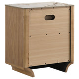 Leanne Light Oak 5-piece Eastern King Bedroom Set by Coaster at Eve Furniture