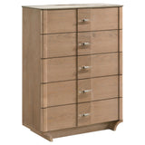Leanne Light Oak 5-piece Queen Bedroom Set by Coaster at Eve Furniture