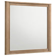 Leanne Light Oak Dresser Mirror by Coaster at Eve Furniture