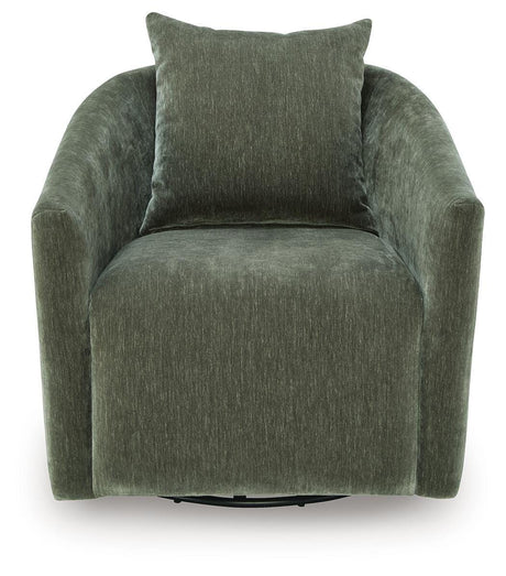 Leastow Loden Swivel Accent Chair by Ashley at Eve Furniture
