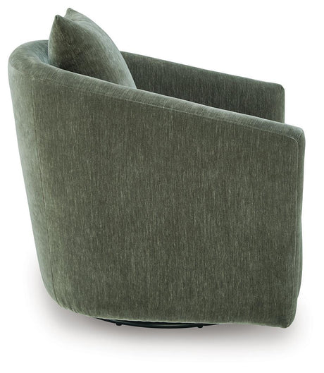 Leastow Loden Swivel Accent Chair by Ashley at Eve Furniture