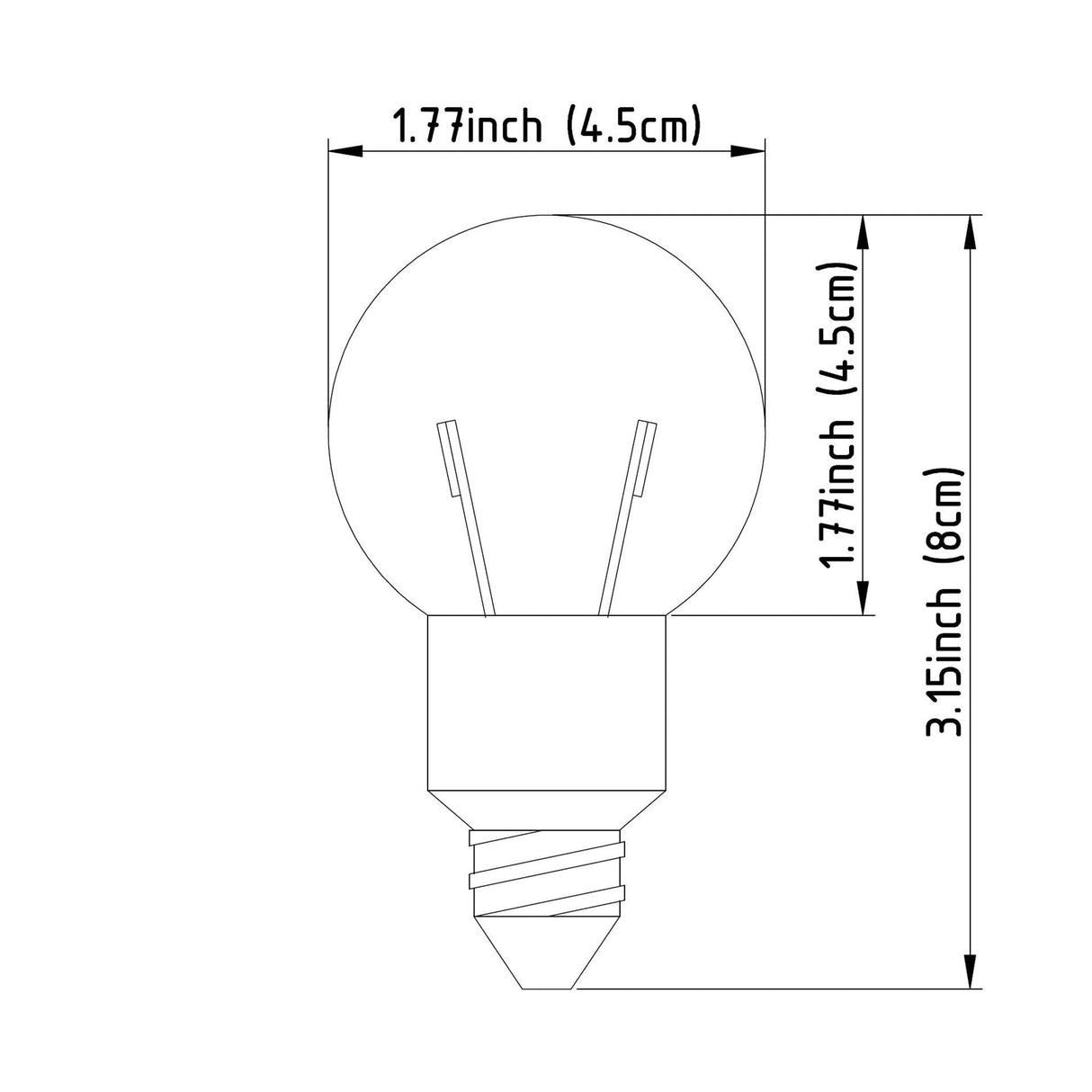 LED E12 3W Bulb by Mercana at Eve Furniture