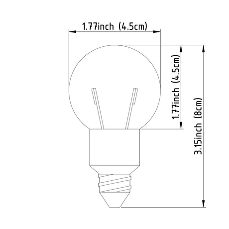 LED E12 3W Bulb by Mercana at Eve Furniture