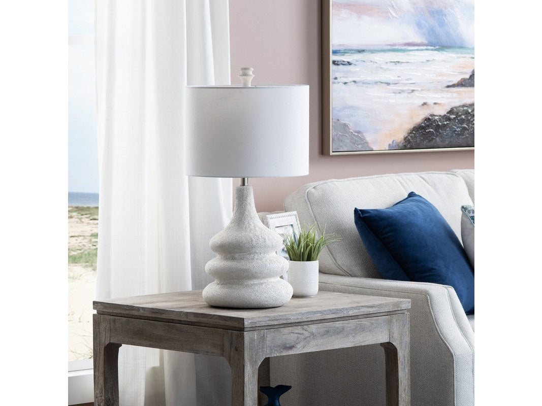 Ledger Cream Table Lamp by Crestview at Eve Furniture