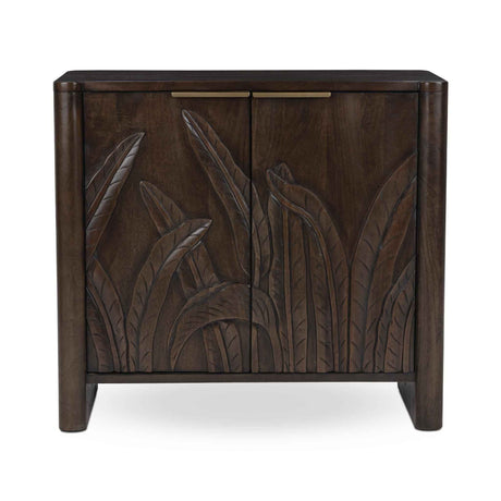 Ledro 2 Door Cabinet - Dark Brown by Classic Home at Eve Furniture