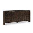 Ledro 4 Door Buffet - Dark Brown by Classic Home at Eve Furniture