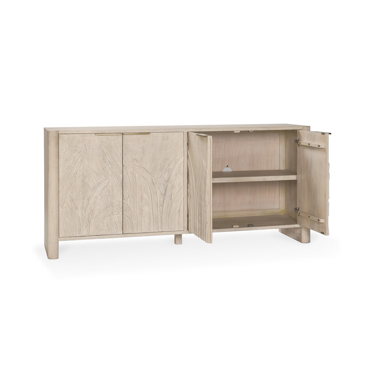 Ledro 4 Door Cabinet - Cream by Classic Home at Eve Furniture