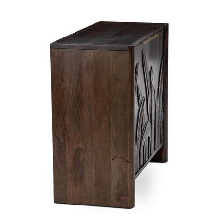 Ledro Dark Brown 2 Door Cabinet by Classic Home at Eve Furniture