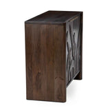 Ledro Dark Brown 2 Door Cabinet by Classic Home at Eve Furniture