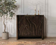 Ledro Dark Brown 2 Door Cabinet by Classic Home at Eve Furniture