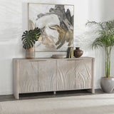 Ledro Whitewash Buffet by Classic Home at Eve Furniture