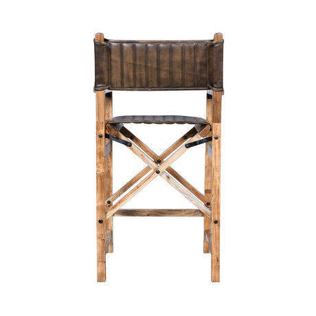 Leeds 23" Folding Counter Chair in Antique Whiskey by Home Trends & Design at Eve Furniture