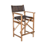 Leeds 23" Folding Counter Chair in Antique Whiskey by Home Trends & Design at Eve Furniture