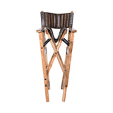 Leeds 23" Folding Counter Chair in Antique Whiskey by Home Trends & Design at Eve Furniture