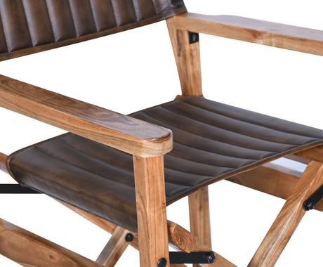 Leeds 23" Folding Counter Chair in Antique Whiskey by Home Trends & Design at Eve Furniture