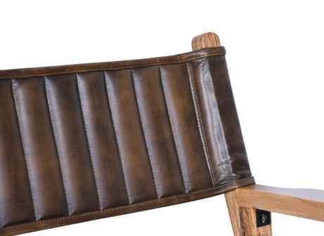 Leeds 23" Folding Counter Chair in Antique Whiskey by Home Trends & Design at Eve Furniture