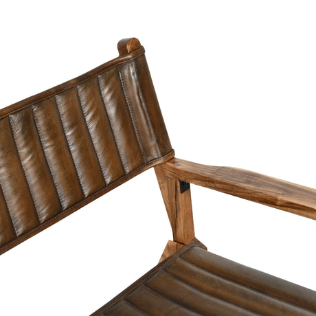 Leeds 23" Folding Dining Chair in Antique Whiskey by Home Trends & Design at Eve Furniture