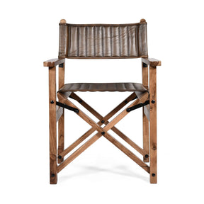 Leeds 23" Folding Dining Chair in Antique Whiskey by Home Trends & Design at Eve Furniture