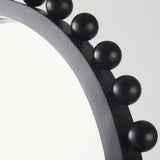 Leeds Black Wood Arch Frame Mirror by Mercana at Eve Furniture