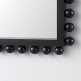 Leeds Black Wood Arch Frame Mirror by Mercana at Eve Furniture