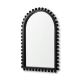 Leeds Black Wood Arch Frame Mirror by Mercana at Eve Furniture