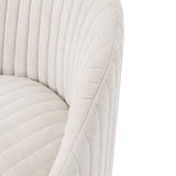 Leela Swivel Accent Chair in Cream (set of 2) by Manhattan Comfort at Eve Furniture