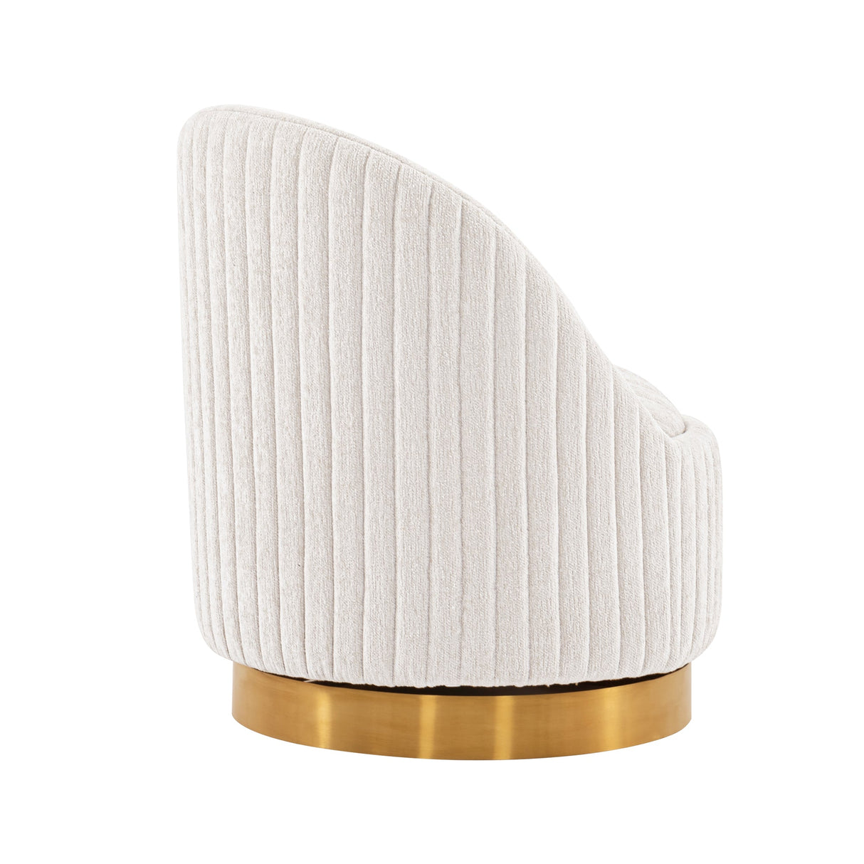 Leela Swivel Accent Chair in Cream (set of 2) by Manhattan Comfort at Eve Furniture