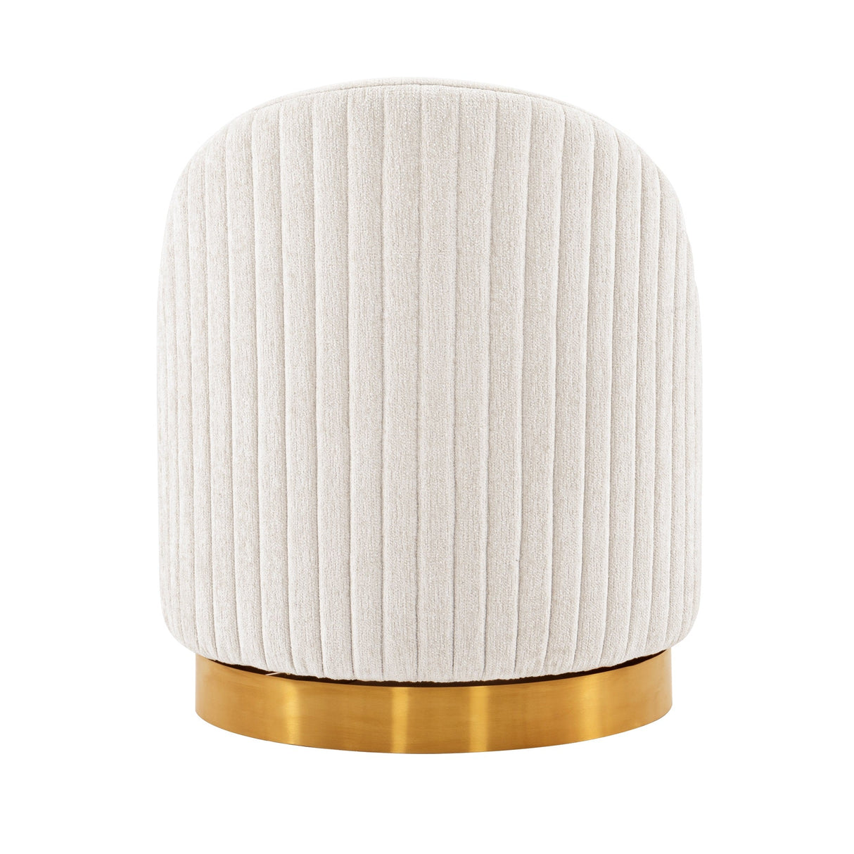 Leela Swivel Accent Chair in Cream (set of 2) by Manhattan Comfort at Eve Furniture