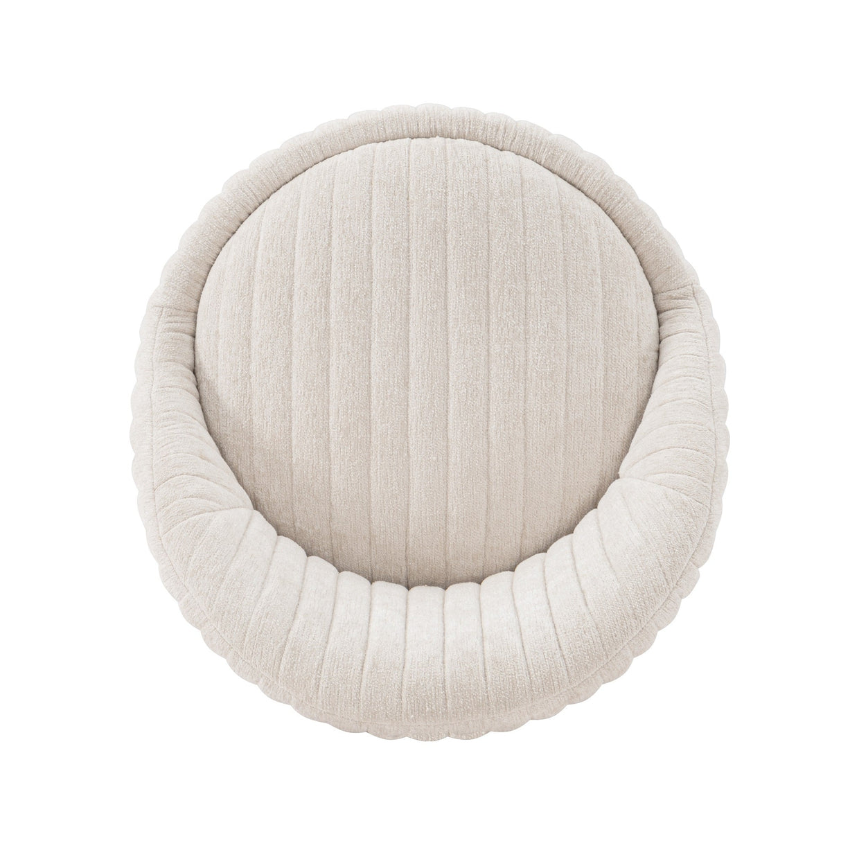 Leela Swivel Accent Chair in Cream (set of 2) by Manhattan Comfort at Eve Furniture