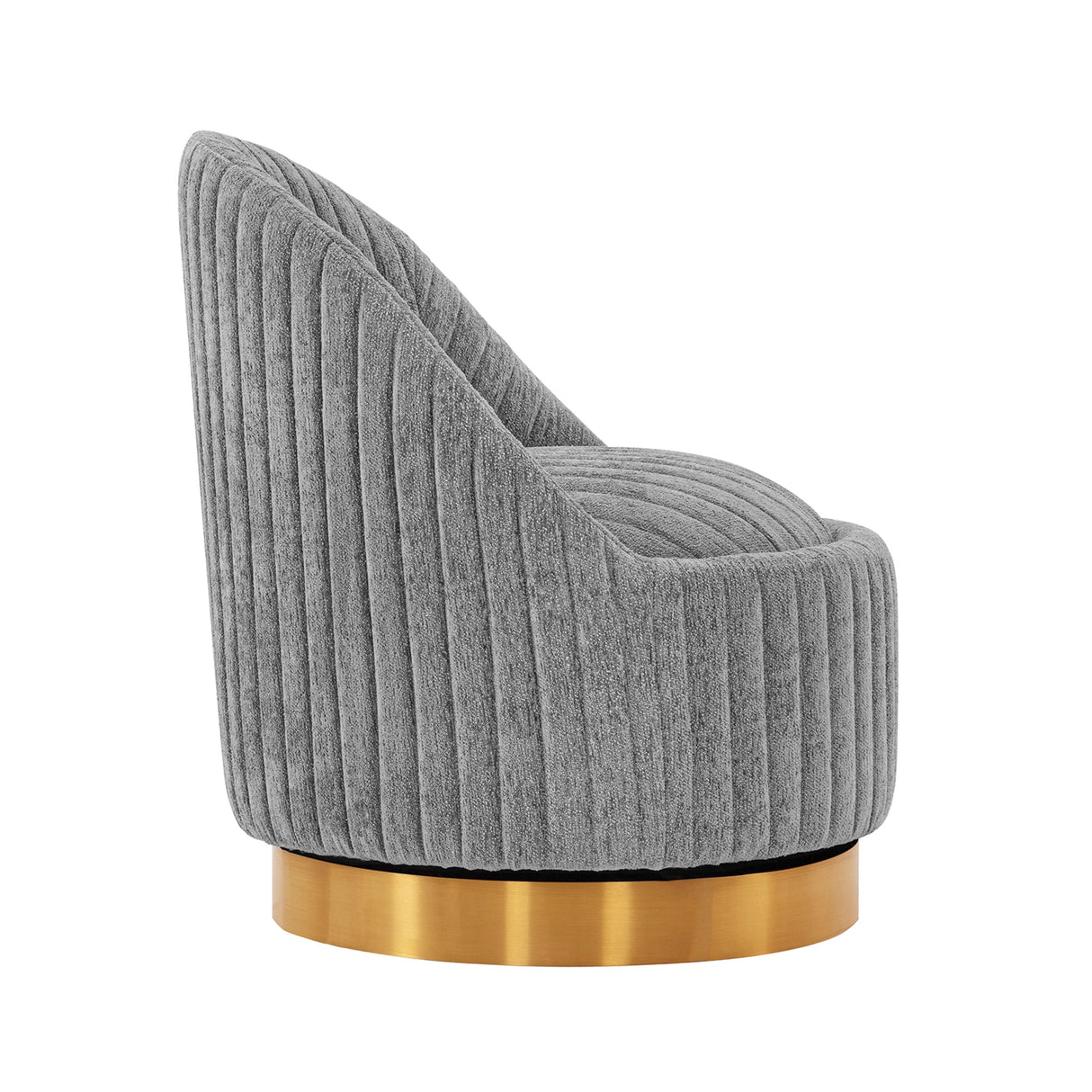 Leela Swivel Accent Chair in Grey (set of 2) by Manhattan Comfort at Eve Furniture