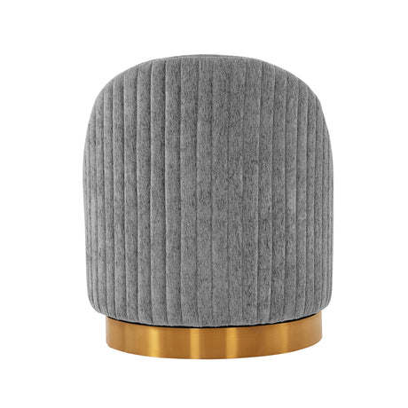 Leela Swivel Accent Chair in Grey (set of 2) by Manhattan Comfort at Eve Furniture