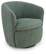 Leemont Juniper Swivel Accent Chair by Ashley at Eve Furniture