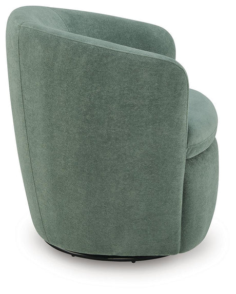 Leemont Juniper Swivel Accent Chair by Ashley at Eve Furniture