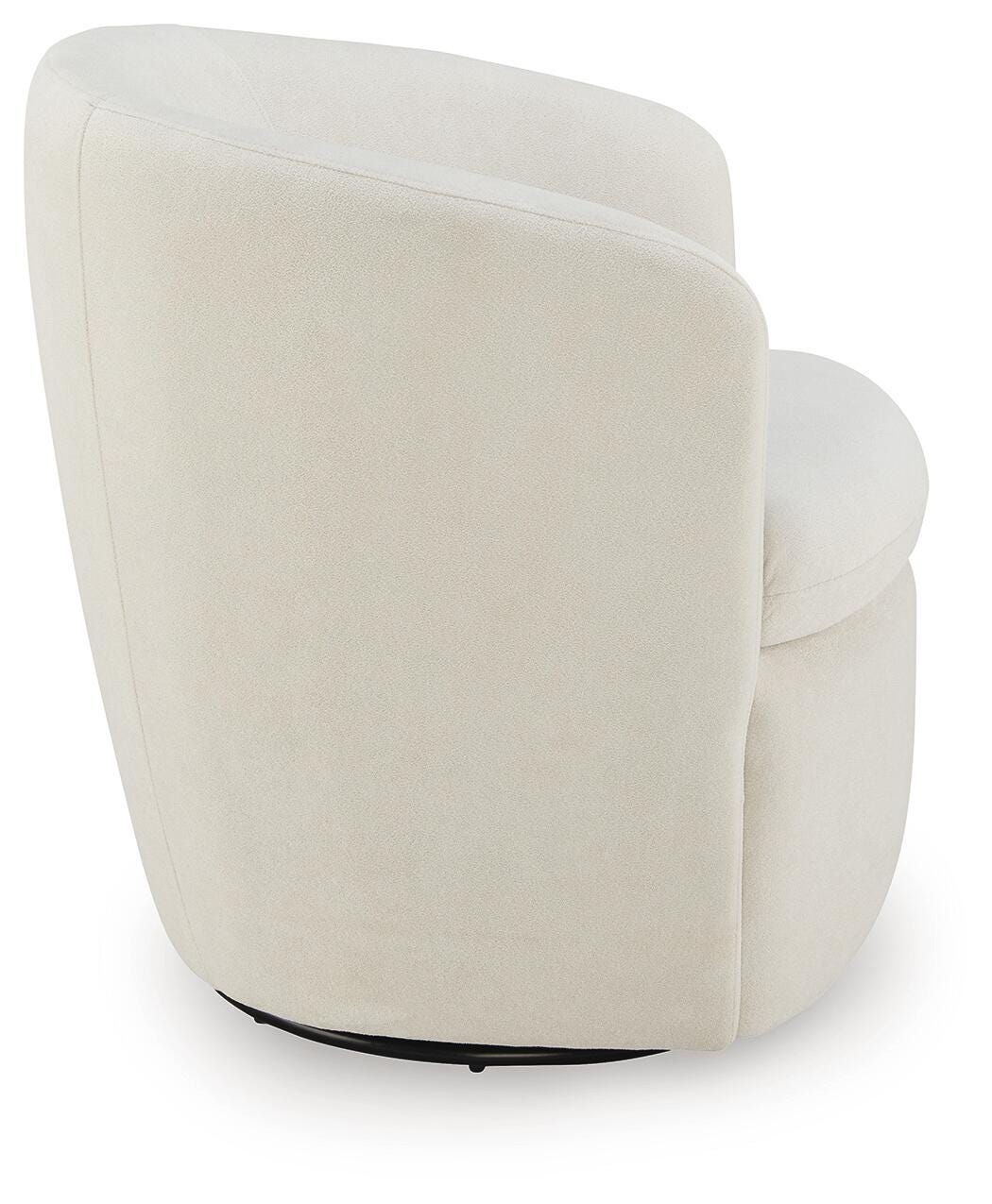 Leemont Snow Swivel Accent Chair by Ashley at Eve Furniture