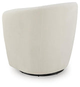 Leemont Snow Swivel Accent Chair by Ashley at Eve Furniture