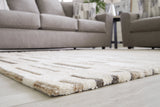 Leesdale Ivory/Brown/Black 8' x 10' Rug by Ashley at Eve Furniture