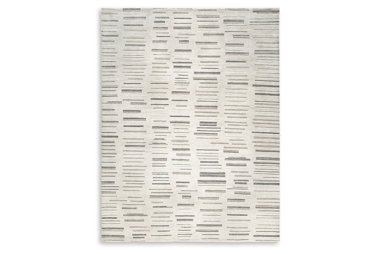Leesdale Ivory/Brown/Black 8' x 10' Rug by Ashley at Eve Furniture