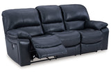Leesworth Ocean Power Reclining Set by Ashley at Eve Furniture
