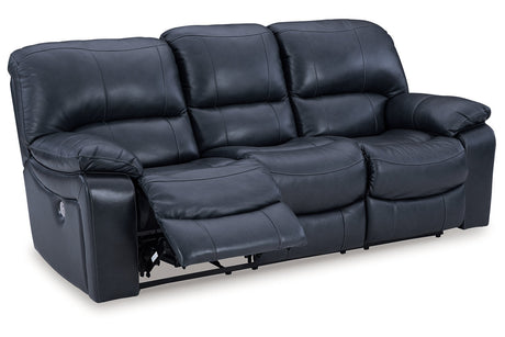 Leesworth Ocean Power Reclining Set by Ashley at Eve Furniture