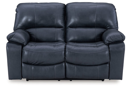 Leesworth Ocean Power Reclining Set by Ashley at Eve Furniture