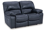 Leesworth Ocean Power Reclining Set by Ashley at Eve Furniture