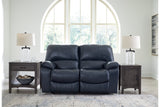 Leesworth Ocean Power Reclining Set by Ashley at Eve Furniture