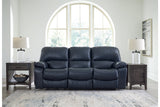 Leesworth Ocean Power Reclining Set by Ashley at Eve Furniture