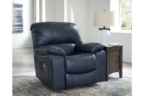 Leesworth Ocean Power Reclining Set by Ashley at Eve Furniture