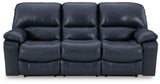 Leesworth Ocean Power Reclining Set by Ashley at Eve Furniture