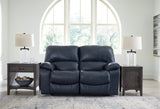 Leesworth Ocean Power Reclining Set by Ashley at Eve Furniture